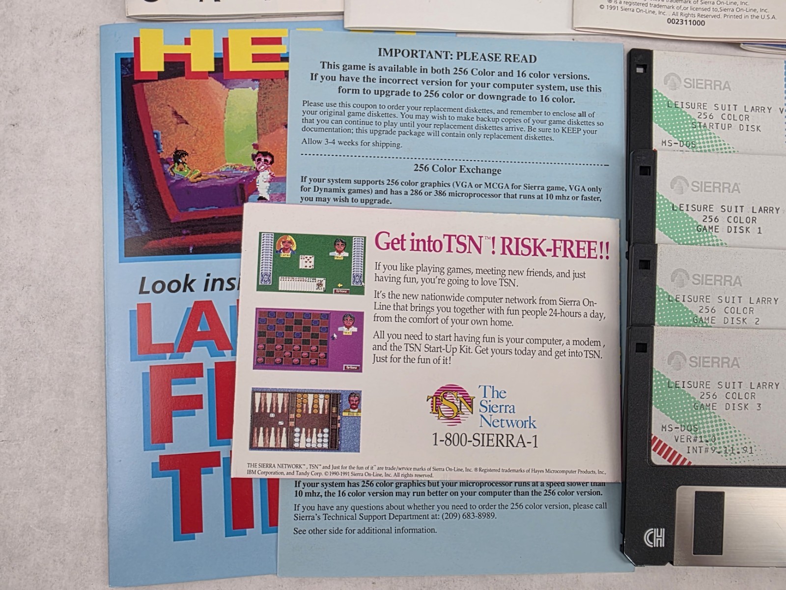 Leisure Suit Larry 5 Passionate Patty Undercover BIG BOX PC 3.5″ Floppy 1991