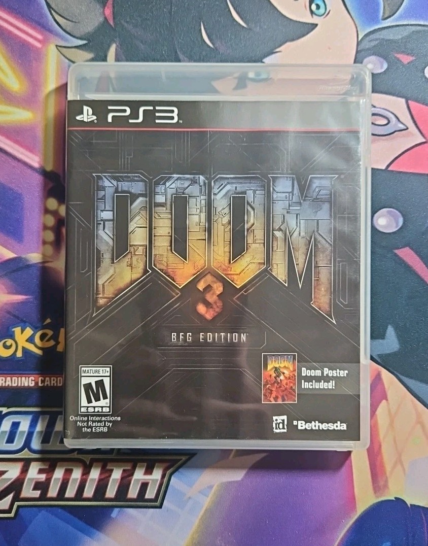 Doom 3: BFG Edition (PS3) PlayStation 3 Video Game Tested Authentic