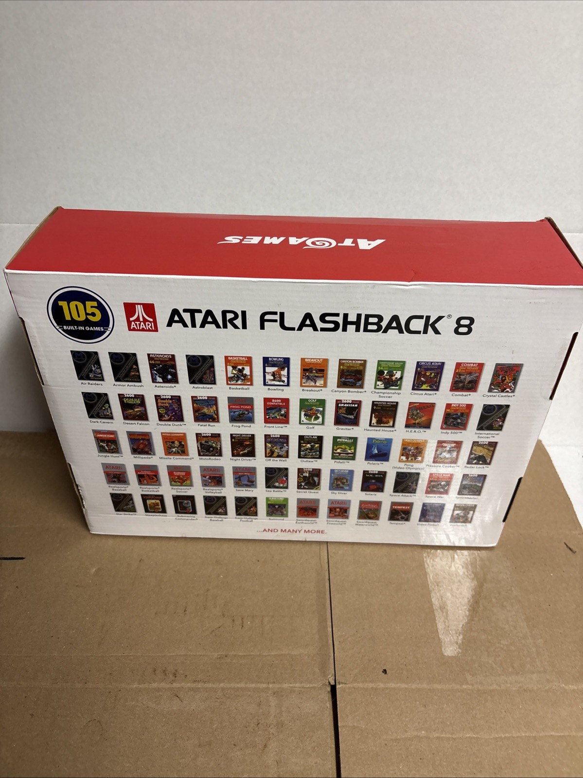 Atari Flashback 8 Home Console 105 Built-in Games Controllers Instruction Manual