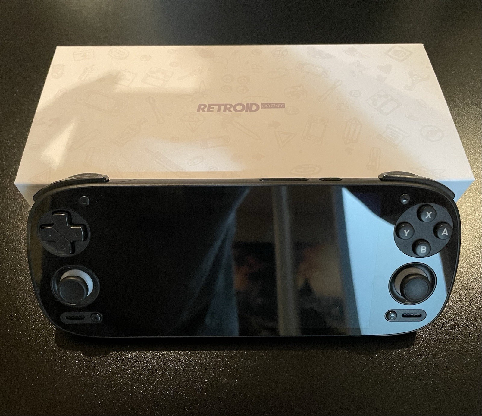 Retroid Pocket 5 Black OLED Android Handheld with Carrying Case and 512 GB SD