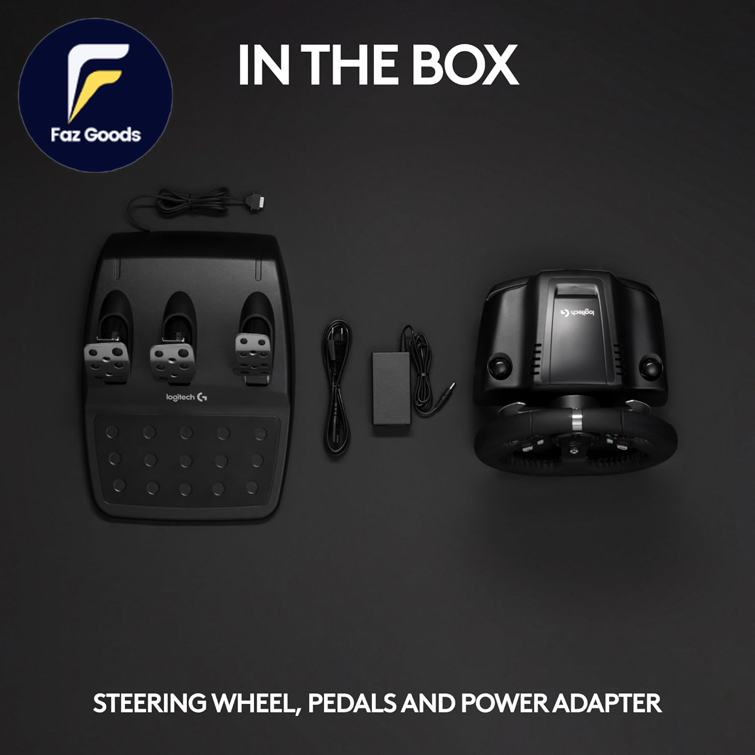 Logitech G920 Driving Force Racing Wheel and Floor Pedals Real Force Feedbac…