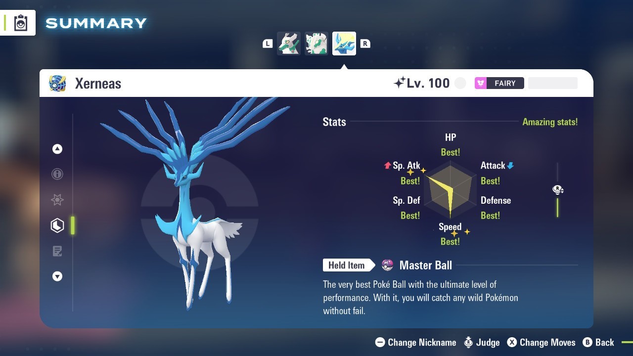 ✨6IV SHINY Xerneas + EVS 🚀 POKEMON LEGENDS ZA ✨Online delivery⚡