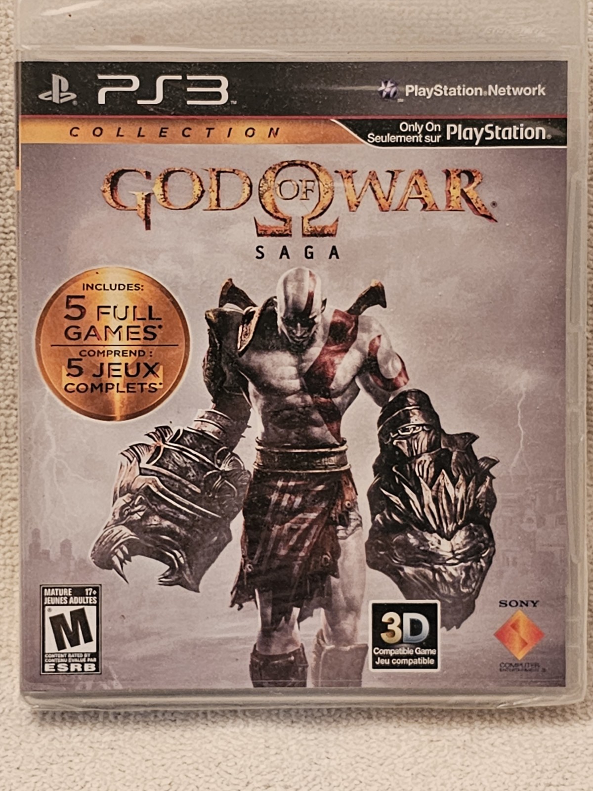 God of War Saga (Sony PlayStation 3, 2012) BRAND NEW. FACTORY SEALED