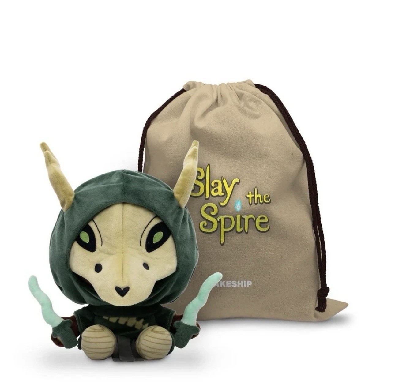 Makeship Slay the Spire The Silent Plush Doll w/ Drawstring Bag