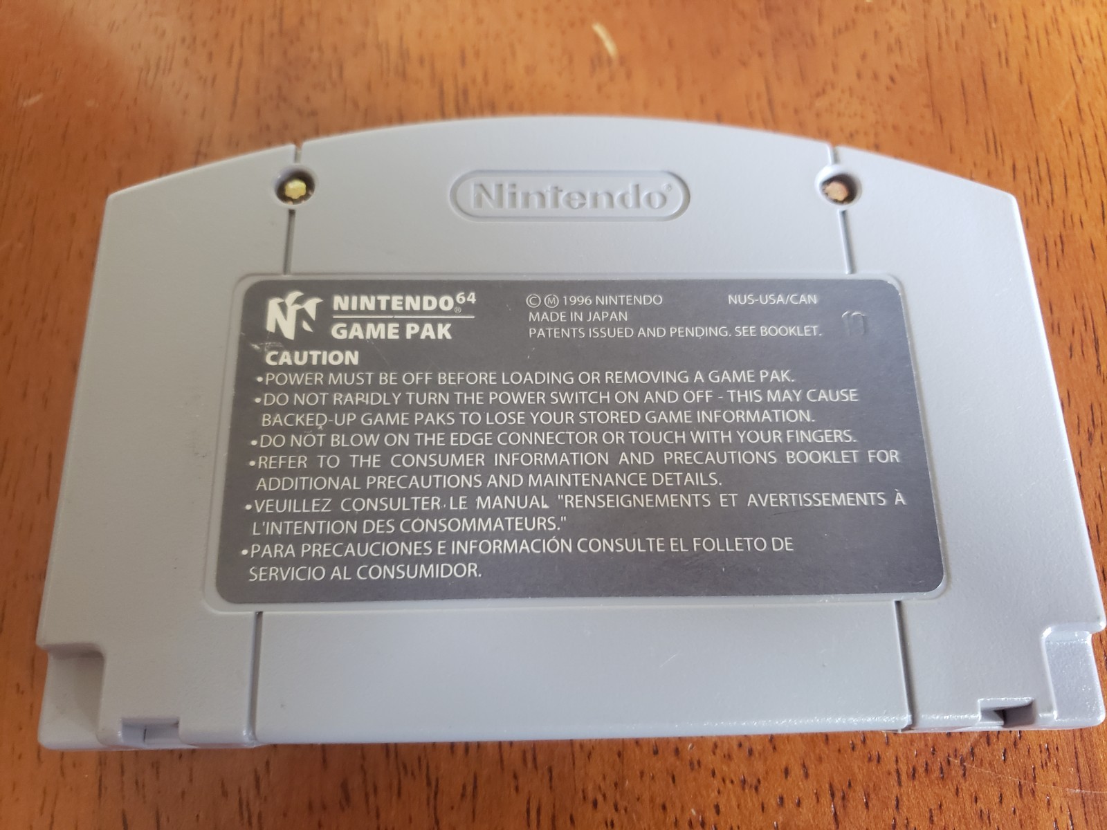 Super Mario 64 (Nintendo 64, 1996) NTSC USA Version Cartridge Only