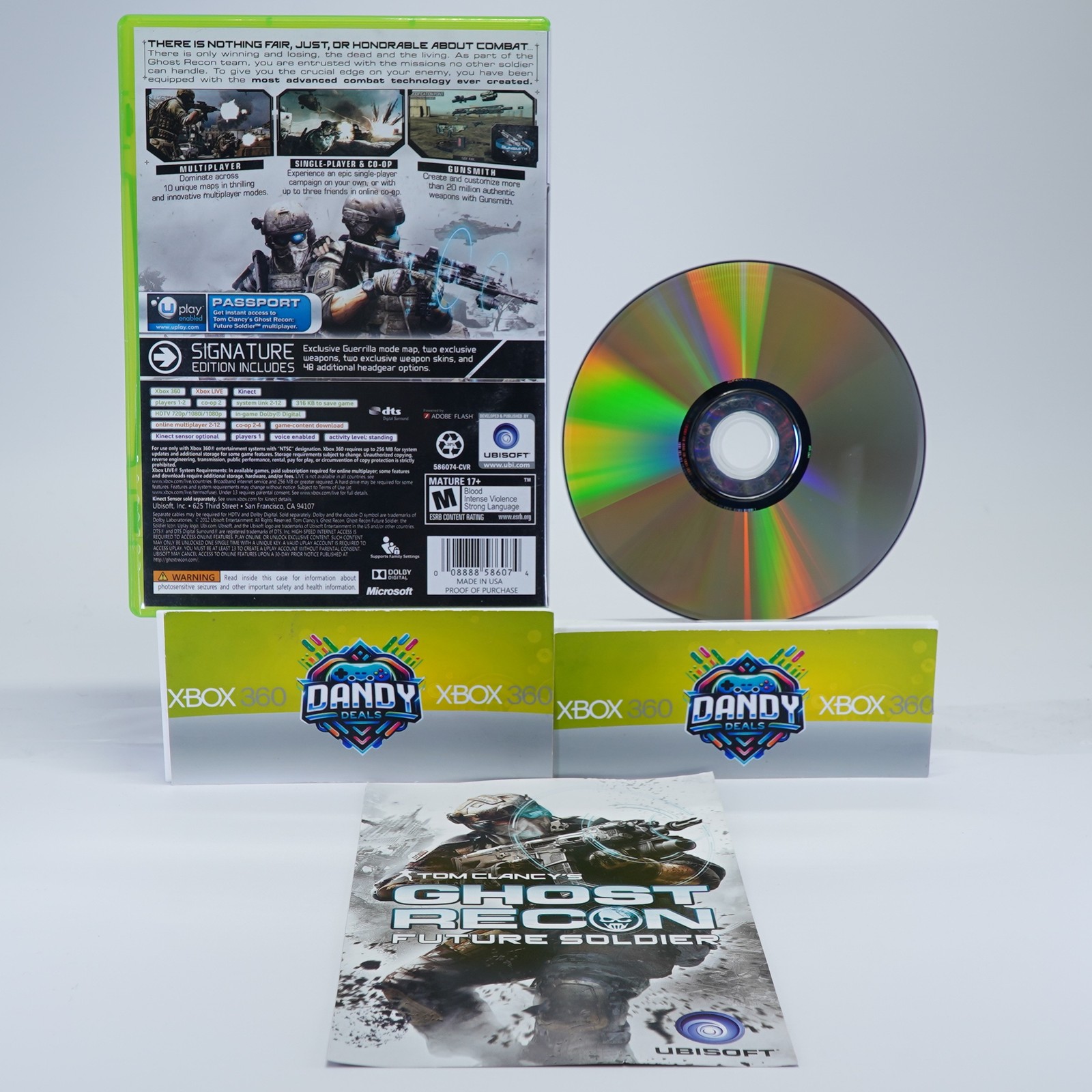 Ghost Recon: Future Soldier Signature Edition CIB W/ Manual – Xbox 360
