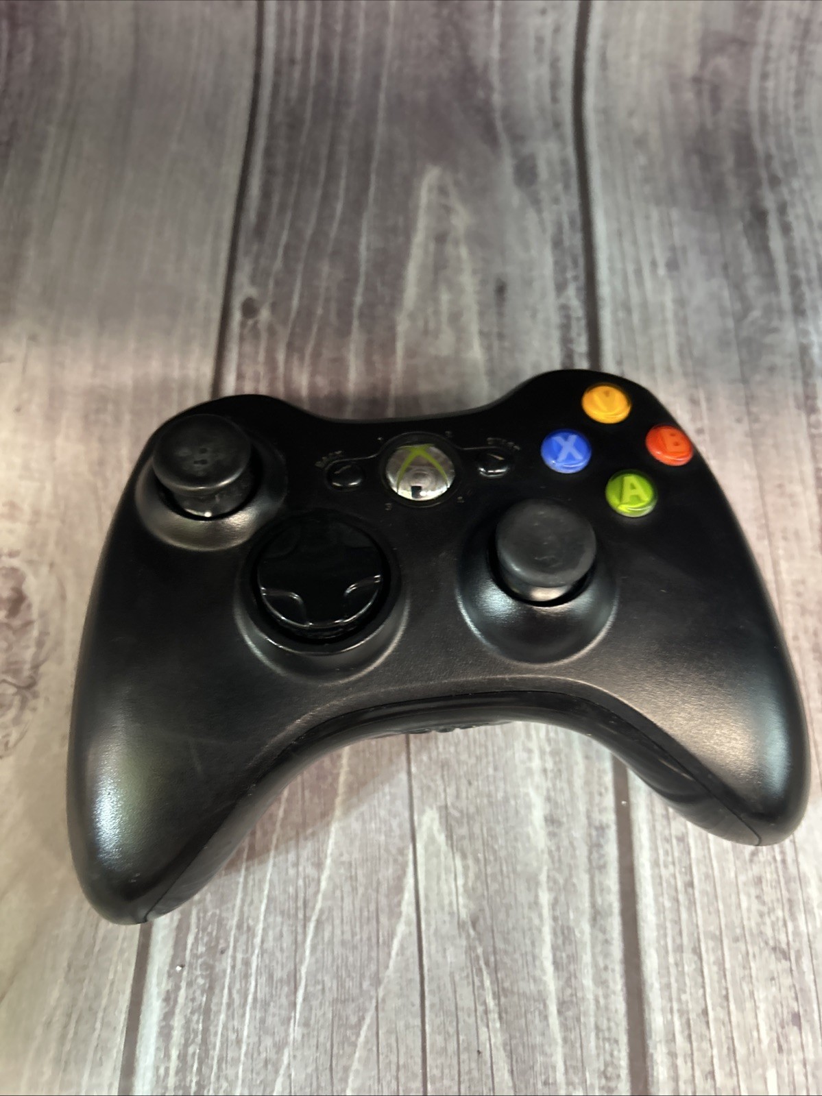 Xbox 360 Controller Black And Gray (Tested, Works) Batteries Required