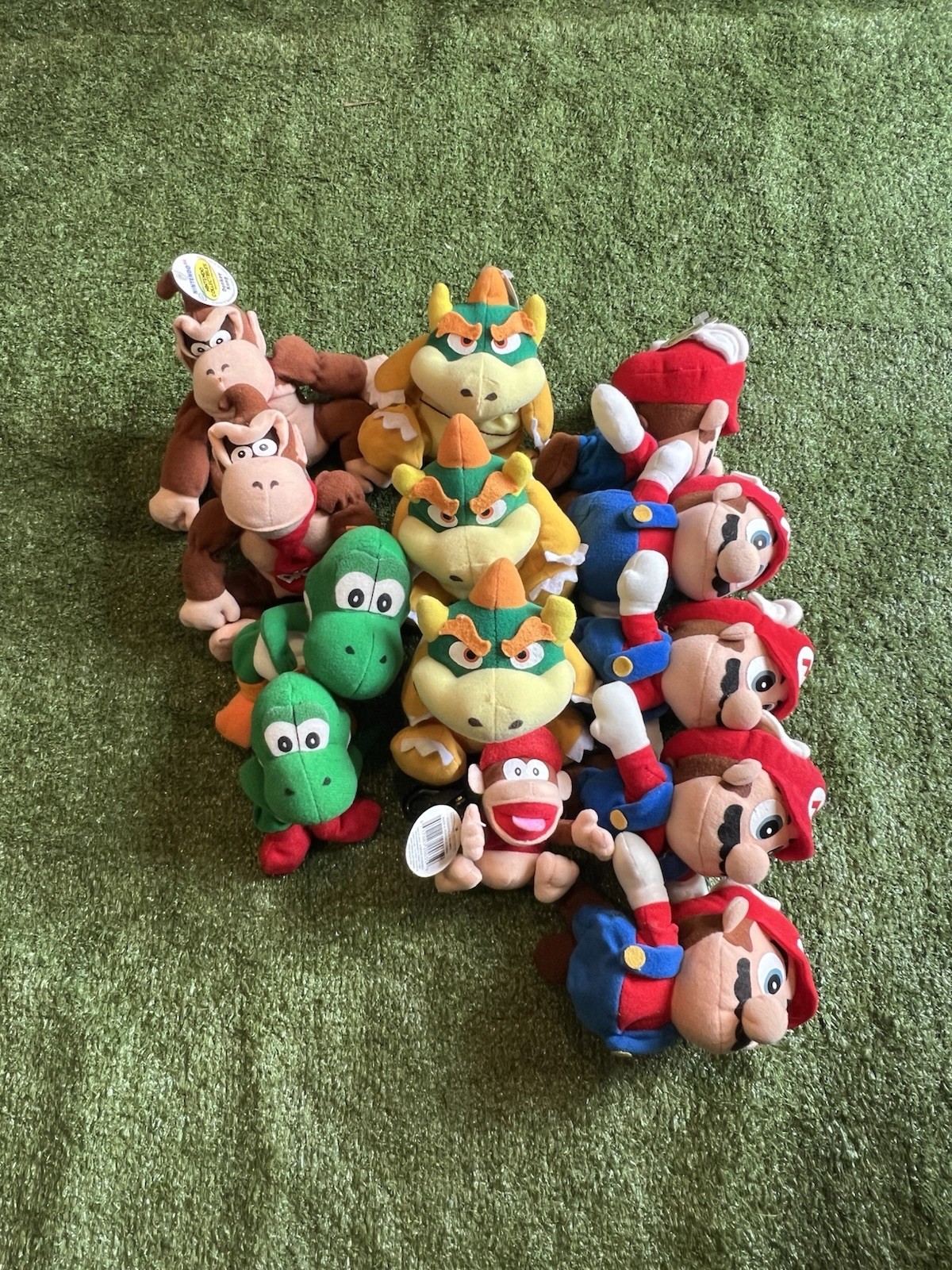 13 1997 Nintendo 6″ Plush BDA BD&A Super Mario Yoshi N64 Video Game Bean Bag