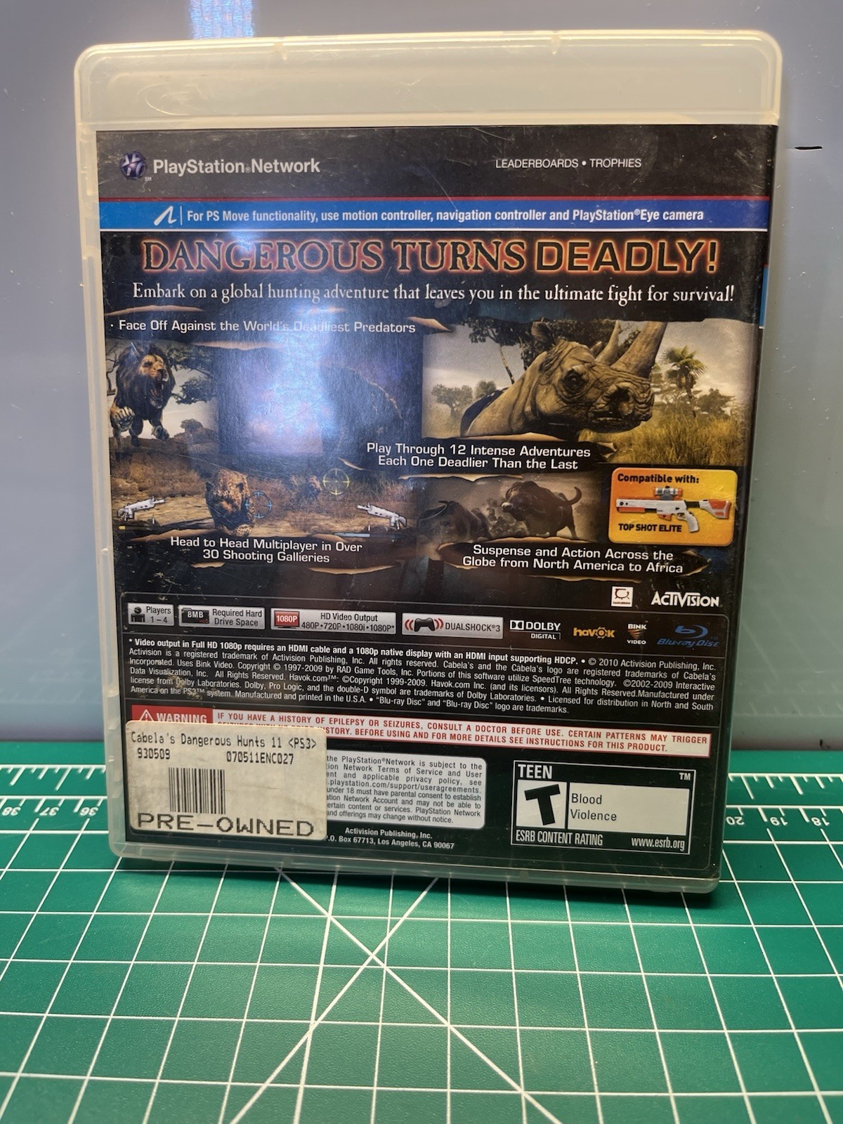 Cabela’s Dangerous Hunts 2011 – Playstation 3 Complete