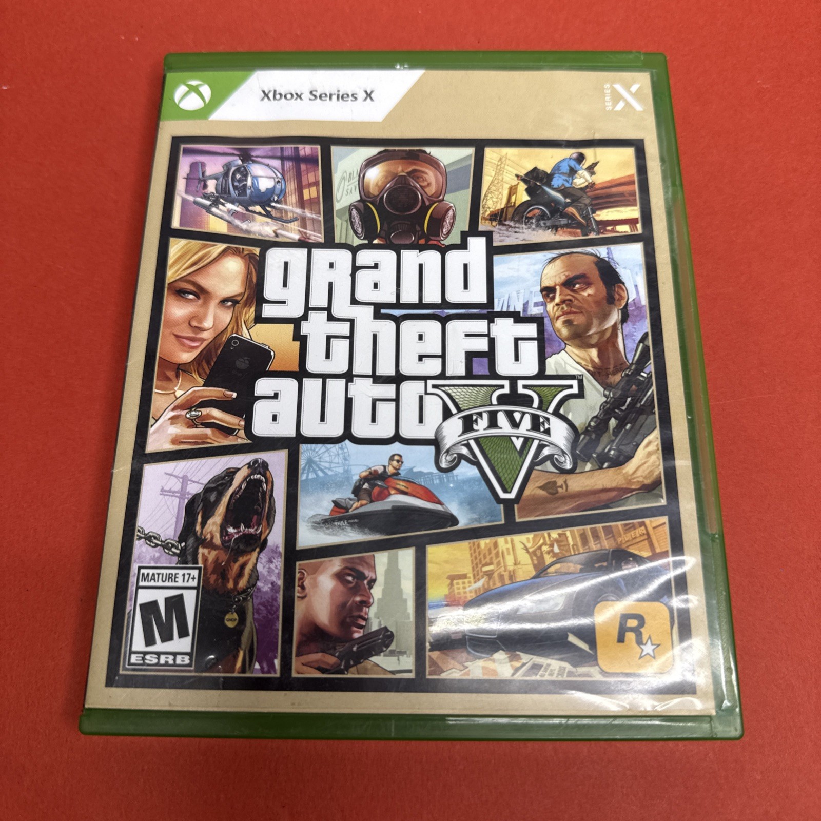 Grand Theft Auto V GTA 5 (Xbox Series X, 2022) – 2 Discs & Case