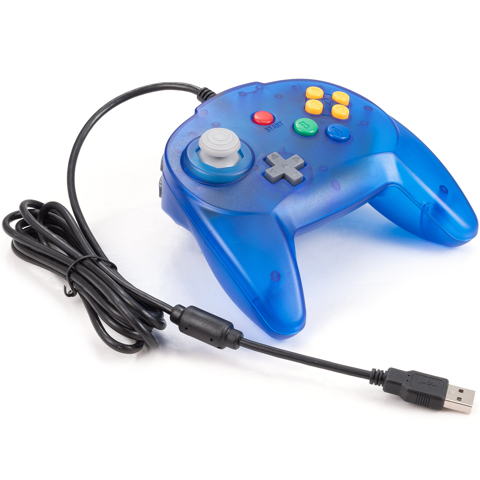 Wired USB Classic N64 Controller Gamepad For PC MAC Raspberry Pi 3 Joystick