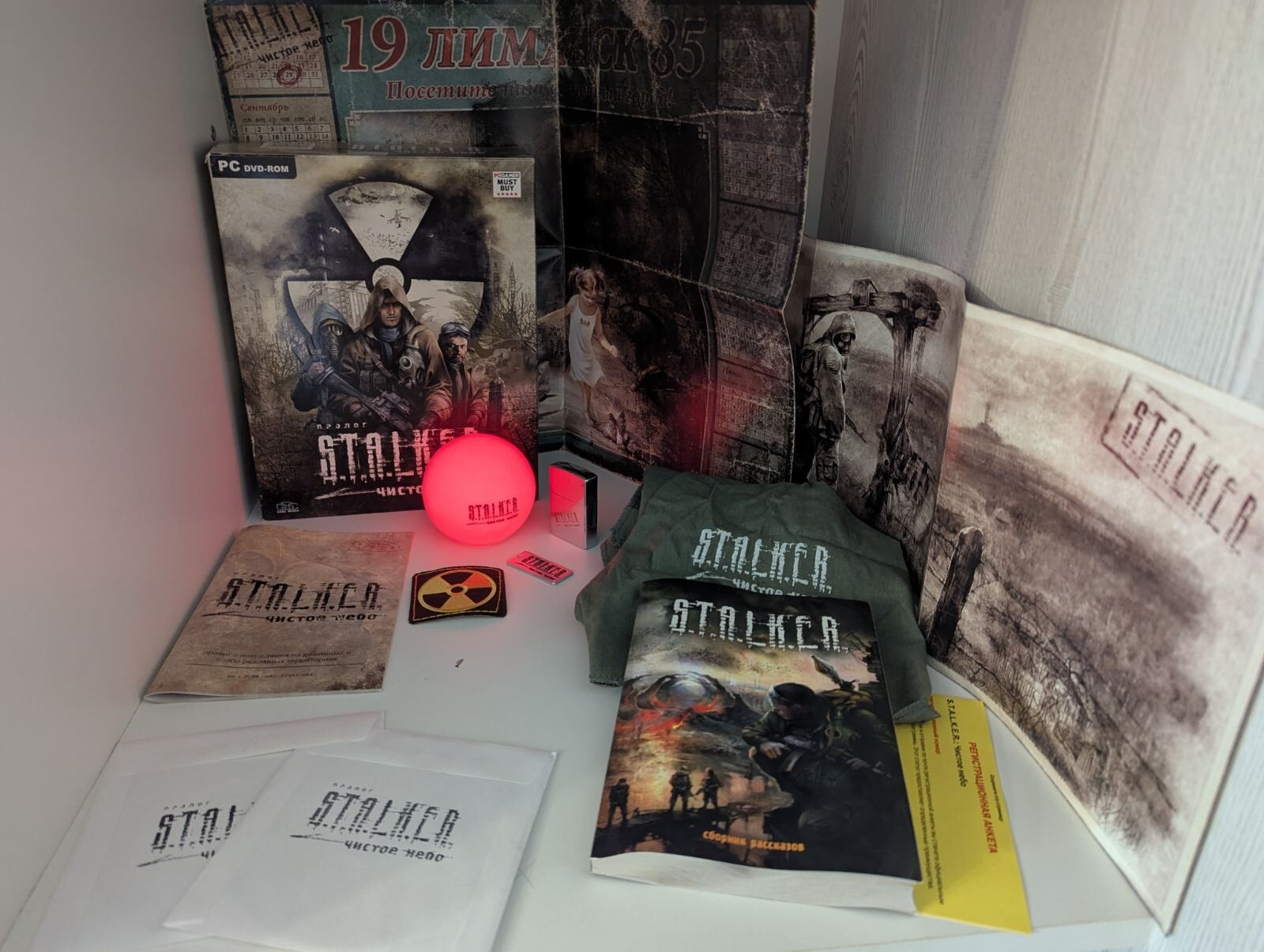 STALKER Clear Sky collector edition [PC] Time Capsule 2008 Full Set in Box+Gift
