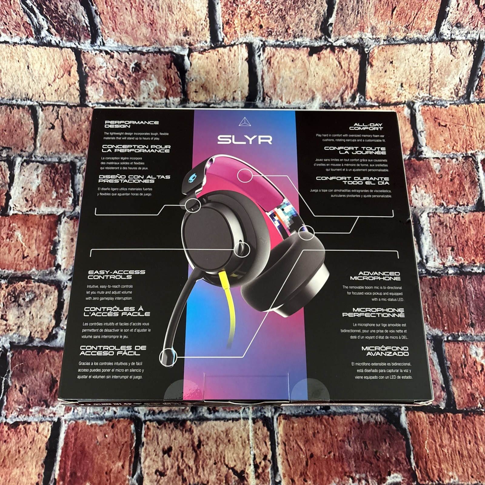 Skullcandy SLYR Lightweight Multi Platform Gaming Headset With Boom Mic NEW