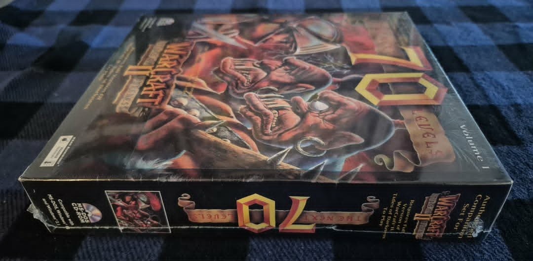 Warcraft II: Tides Of Darkness The Next 70 Levels – Big Box PC Game – SEALED!
