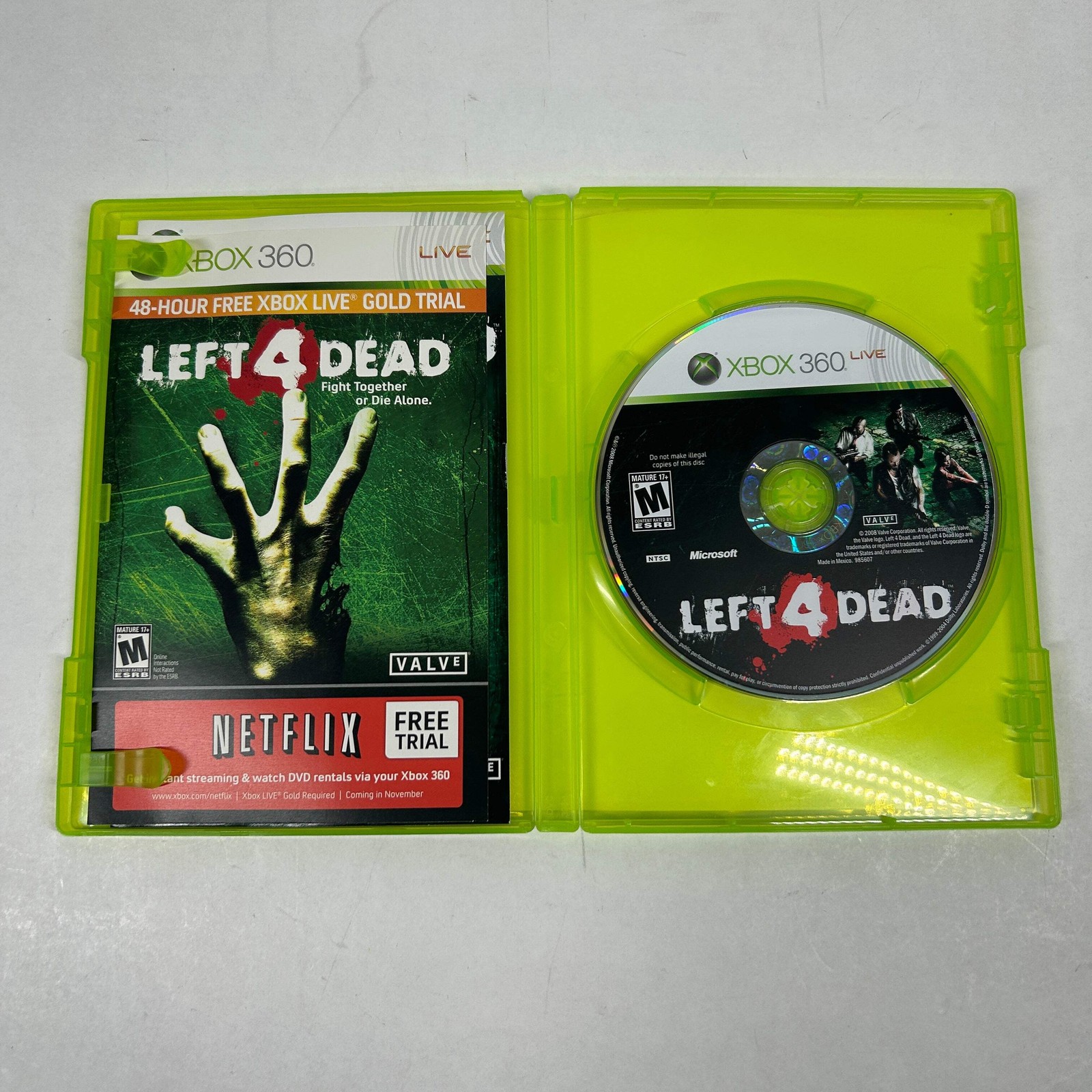 Left 4 Dead (Microsoft Xbox 360, 2008)