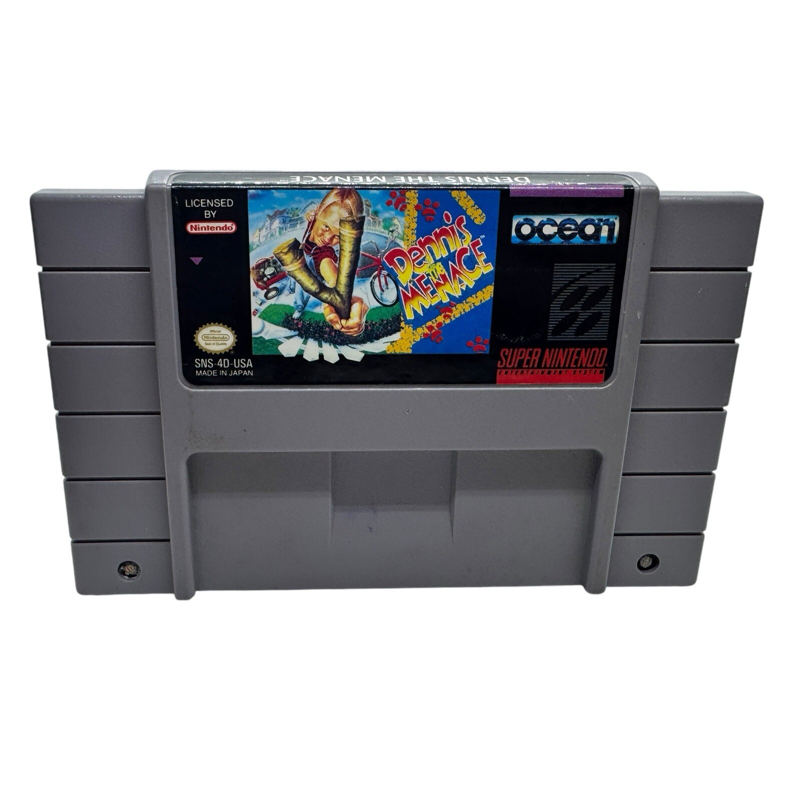 Dennis the Menace – Super Nintendo SNES – Authentic Cartridge – Tested & Working