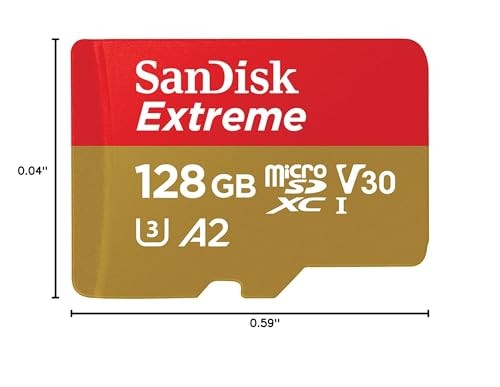 SanDisk Extreme 128GB microSDXC Card for Nintendo Switch UHS Speed Class 3 4K 5K