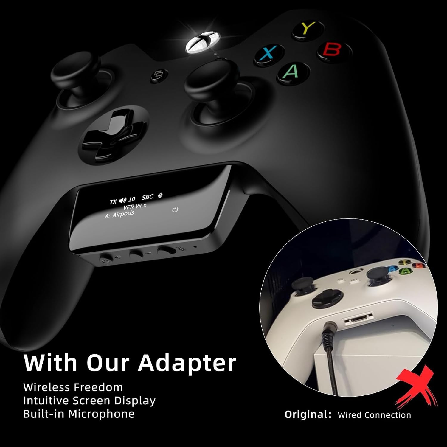 Bluetooth 5.2 Wireless Audio Adapter for Xbox One, Xbox Series X|S and Elite …