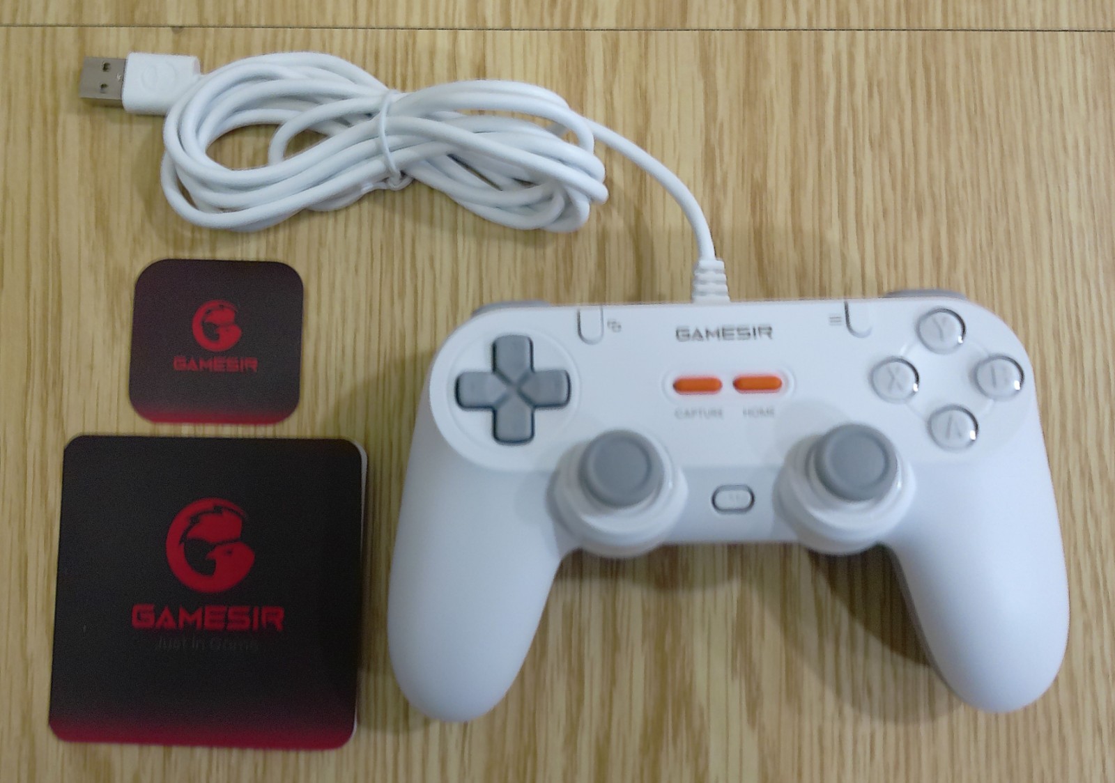 GameSir Tegenaria Lite Wired Controller For Switch, Android, iOS, PC – White