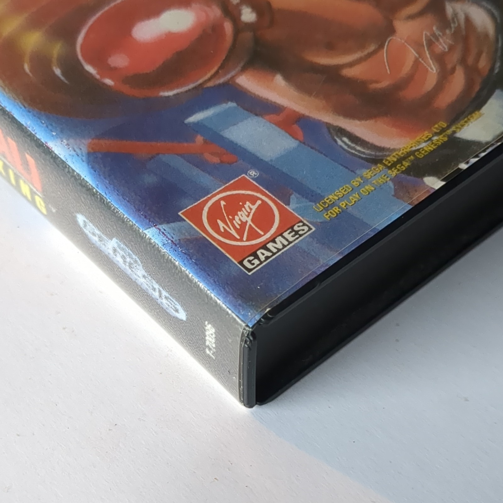 Virgin Games Muhammad Ali Heavyweight Boxing CIB + Sports Card Insert Genesis