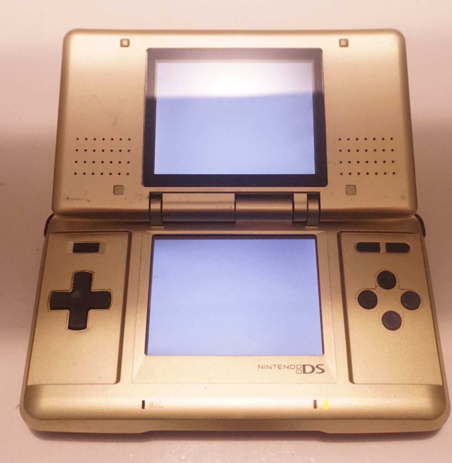 Nintendo DS Original Gold Toys R Us Exclusive Console Only Tested OEM System