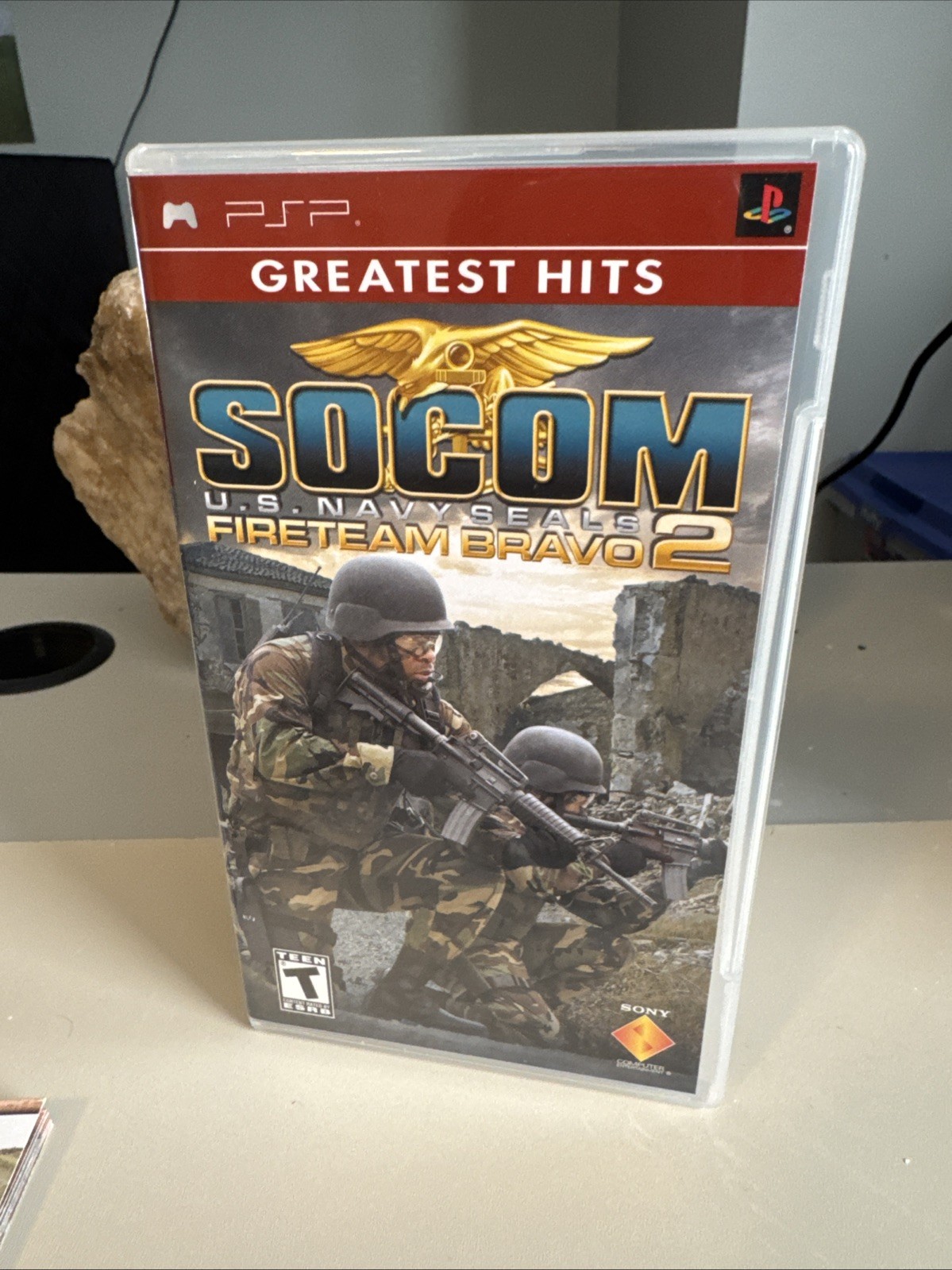 SOCOM US Navy Seals Fireteam Bravo 2 Sony PSP GH. Tested. CIB. Clean Throughout!