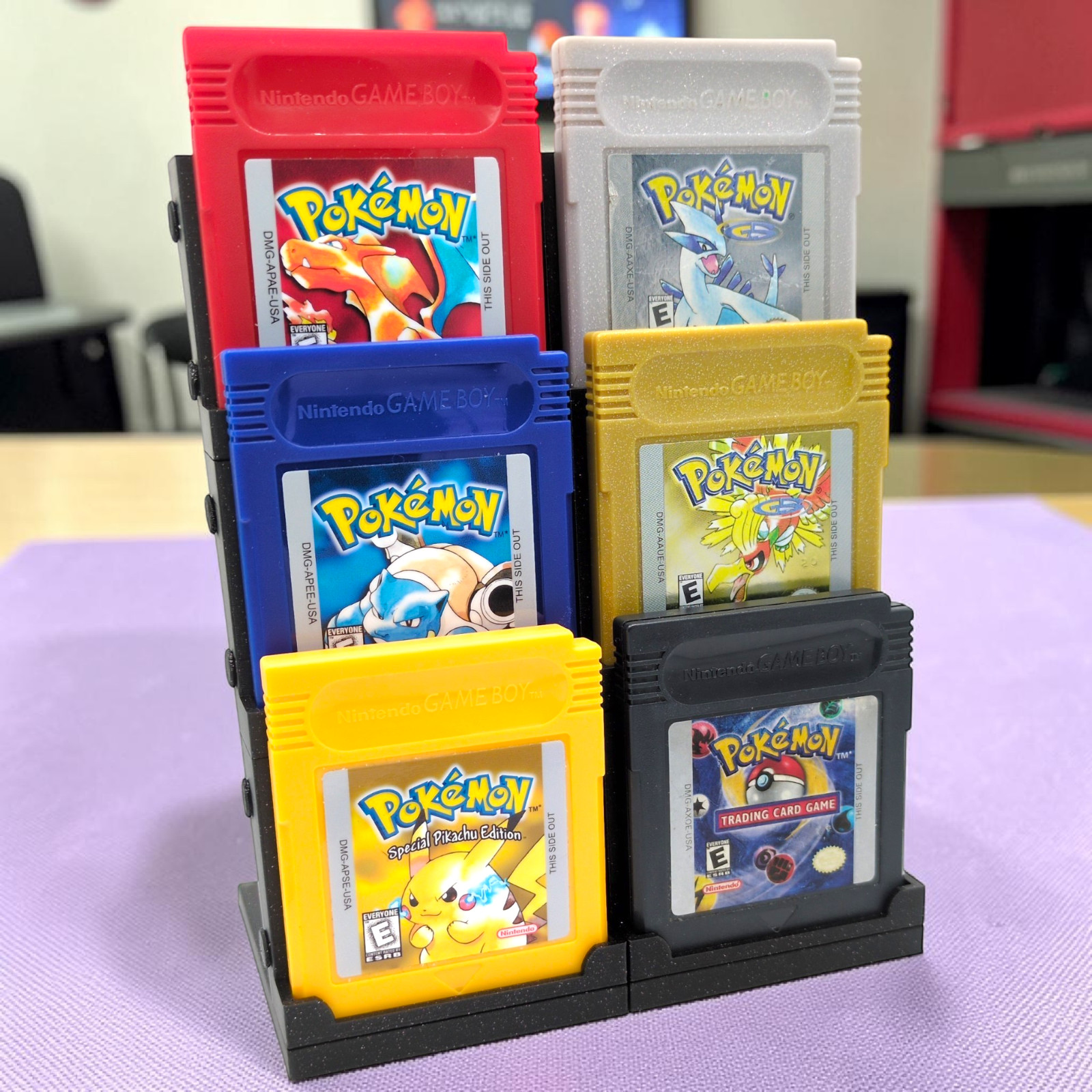 Modular Game Boy Cartridge Display Stand Stackable Riser GB GBC GBA
