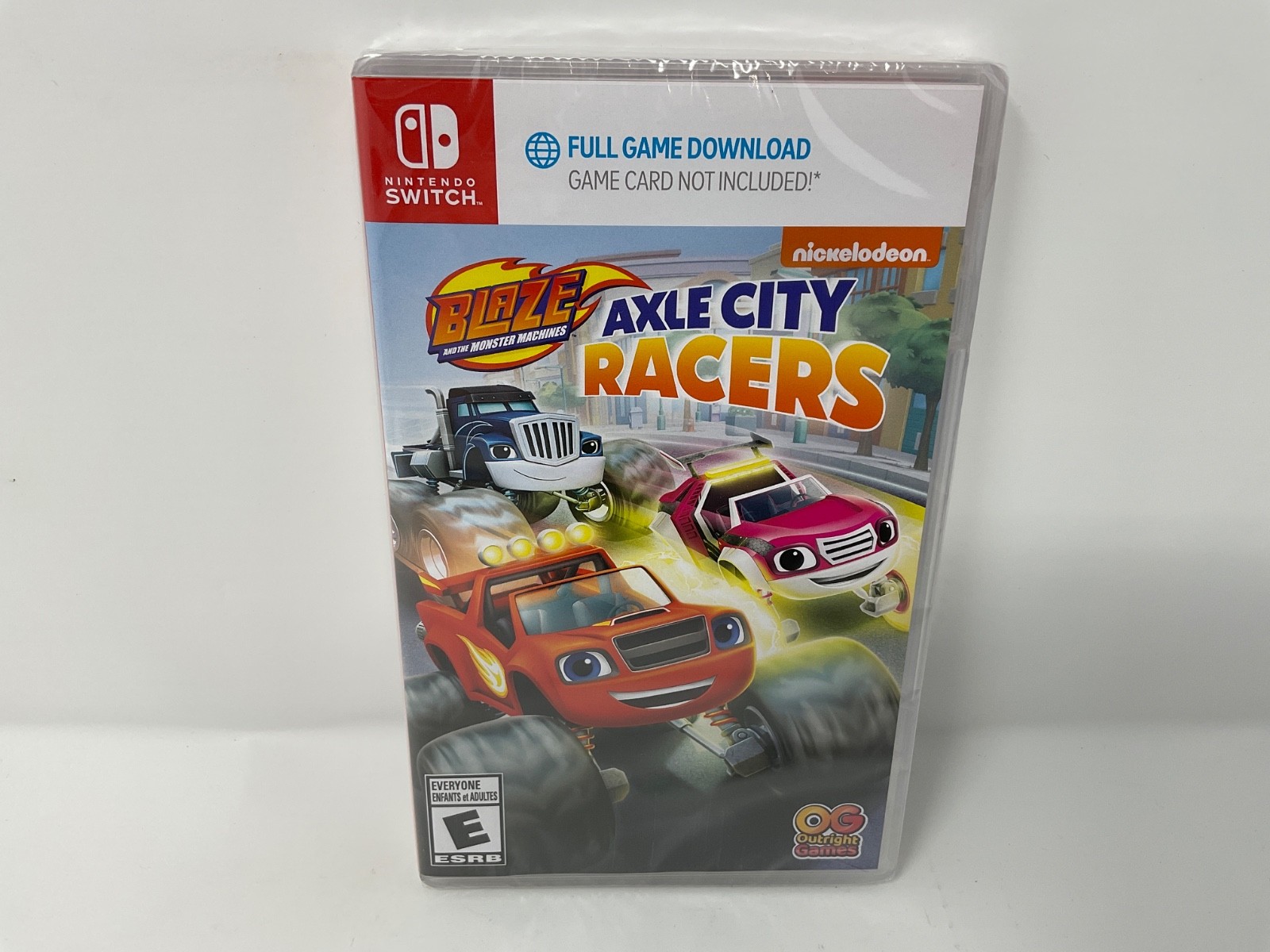 Blaze and the Monster Machines Axle City Racers Nintendo Switch NO GAME CARD