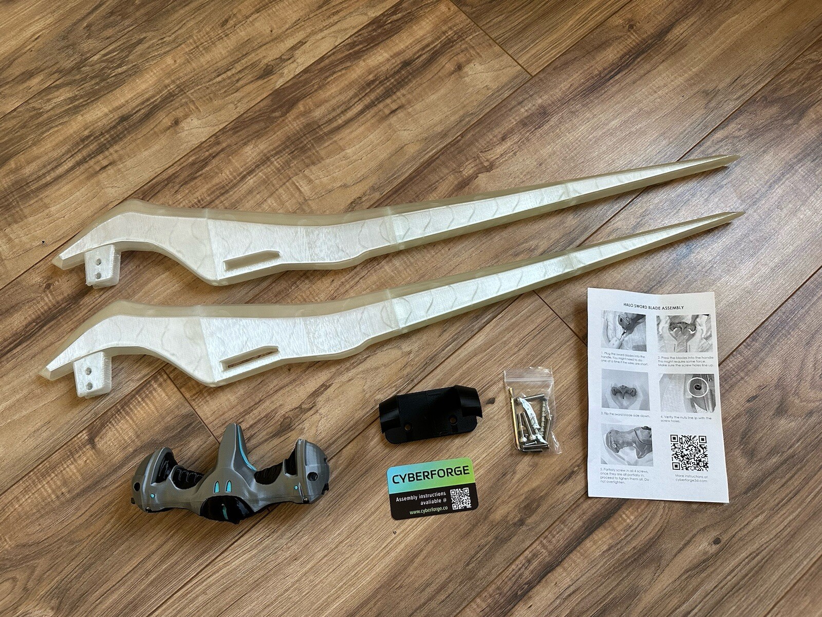 Assembled Energy Sword w LEDs Like The One In The Halo Series, 3d print, Cosplay