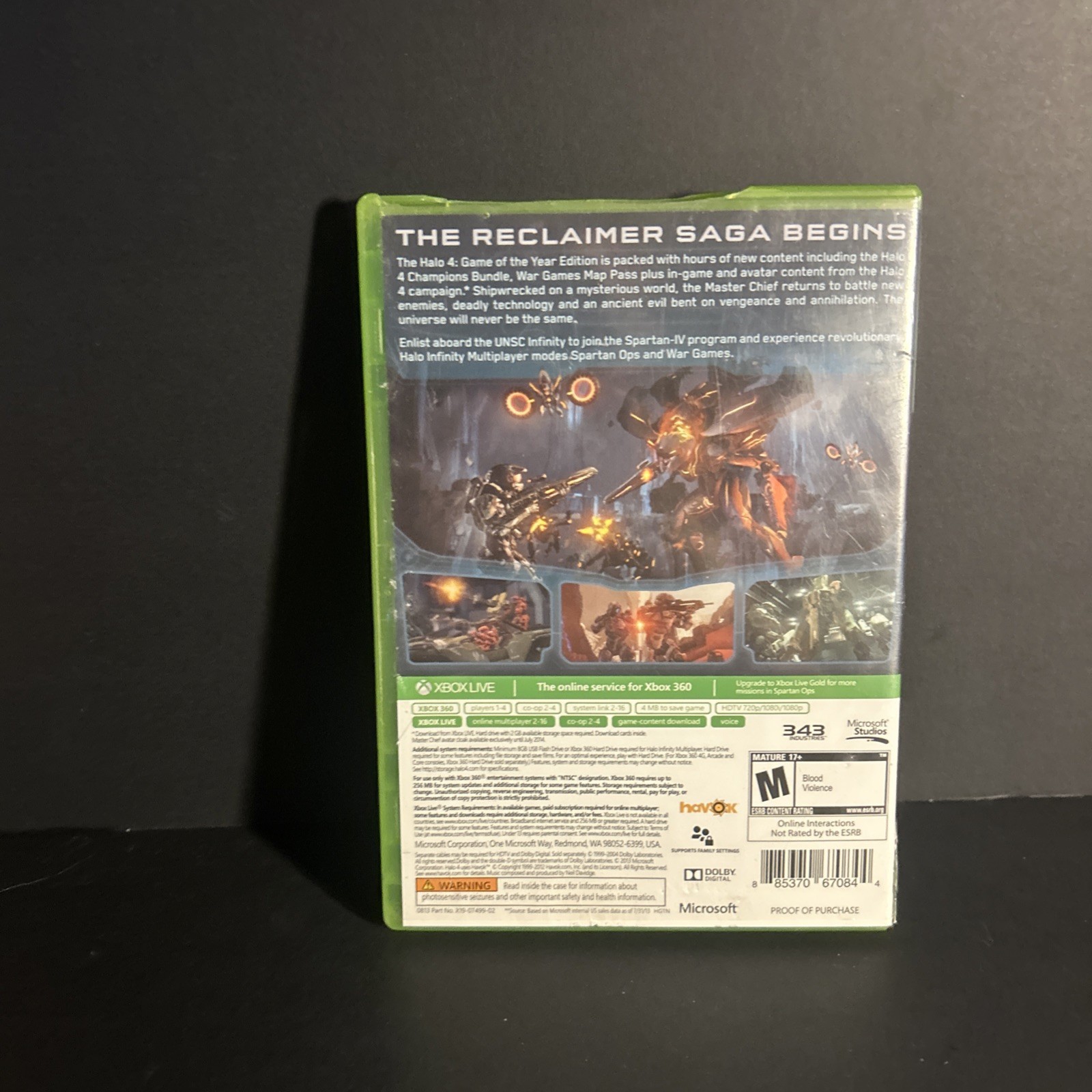 Halo 4 — Game of the Year Edition (Microsoft Xbox 360, 2013)