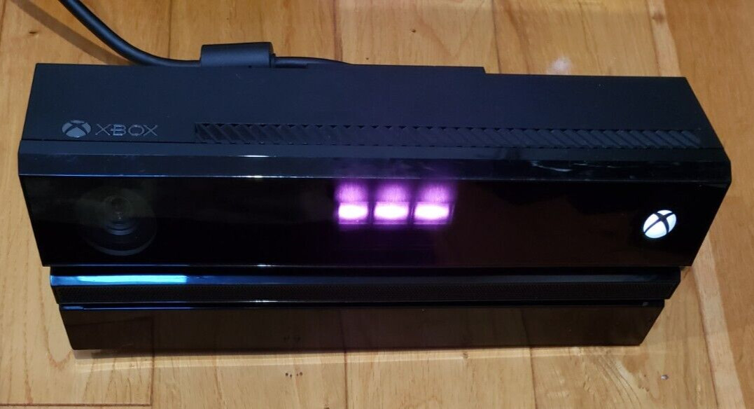 Microsoft Xbox One Kinect 1520 Motion Sensor Camera w/ PDP TV Mount, TESTED!