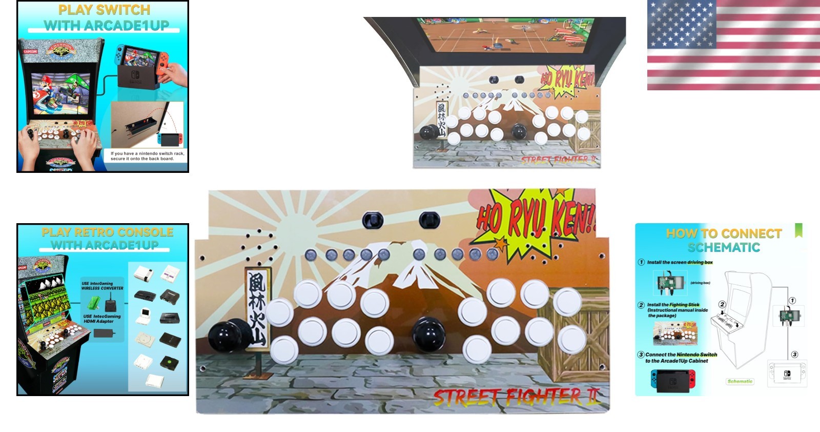 Bring Switch Games to Arcade1Up with Fighting Stick//