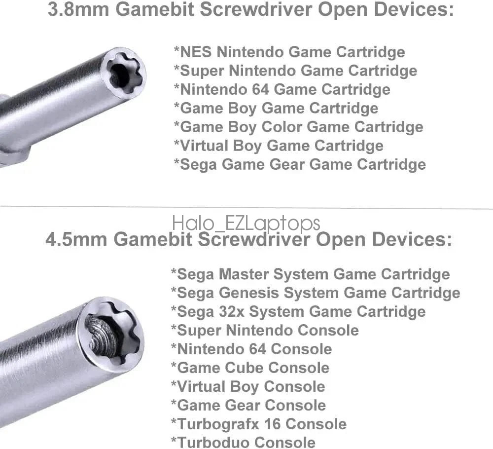 72 Pin Connector Replacement Part with 3.8mm 4.5mm Screwdriver For Nintendo NES