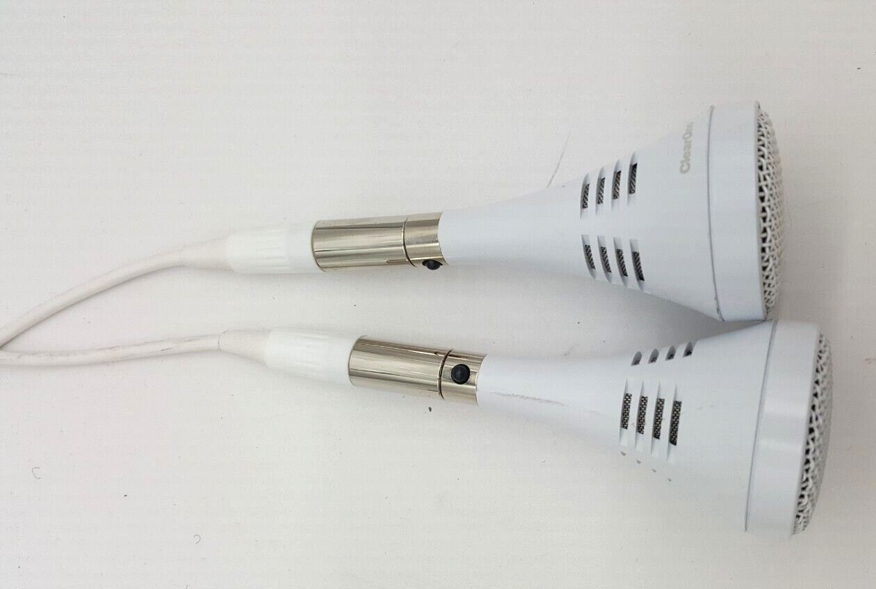 Lot of (2) Clear One 860-001-013-W Conferencing Ceiling Microphones