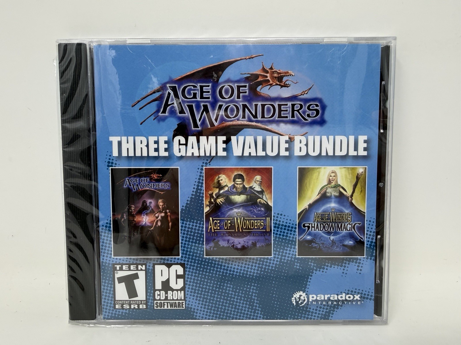 Age of Wonders – 3 Game Bundle – PC CD-Rom – NEW, Sealed