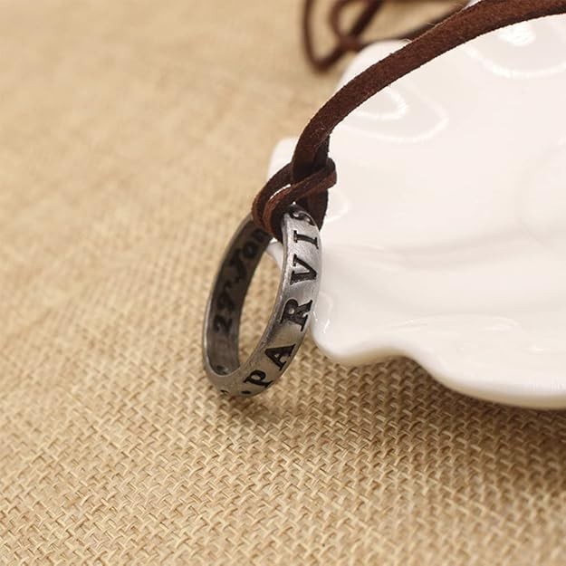 Uncharted Nathan Drake’S Ring with Necklace Strap from Collector’S Edition