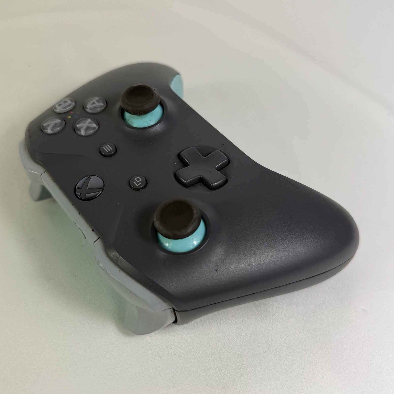 Microsoft Xbox One Wireless Controller Model 1708 Gray Light Blue