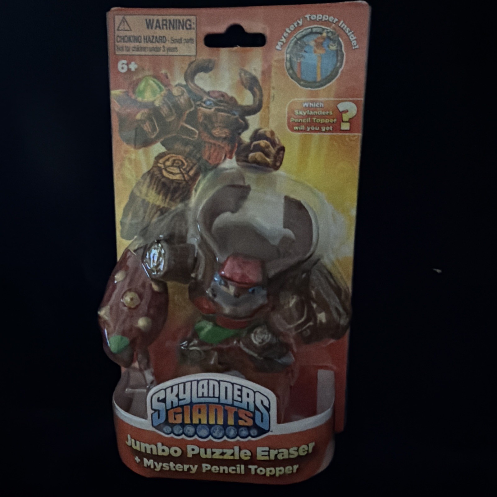 Skylanders Giants Jumbo Pencil Eraser Tree Rex with Mystery Topper New