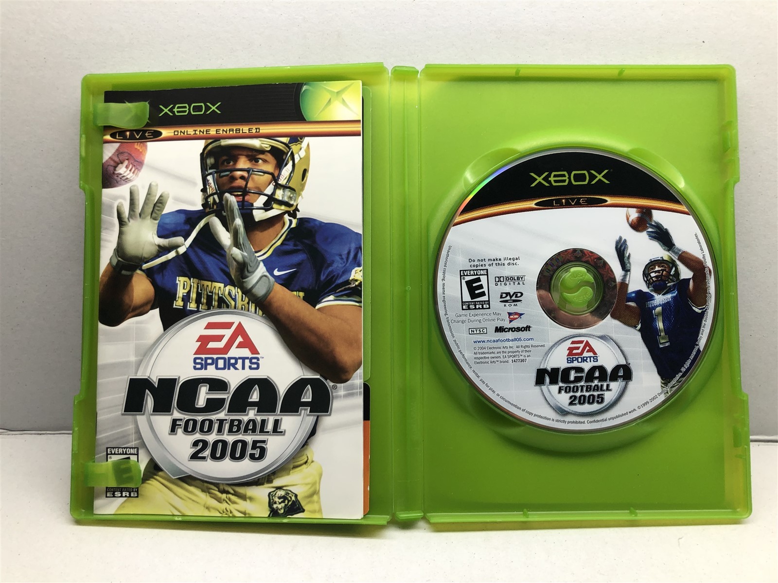 NCAA Football 2005 (Microsoft Xbox, 2004) Complete w/ Manual – Tested Working