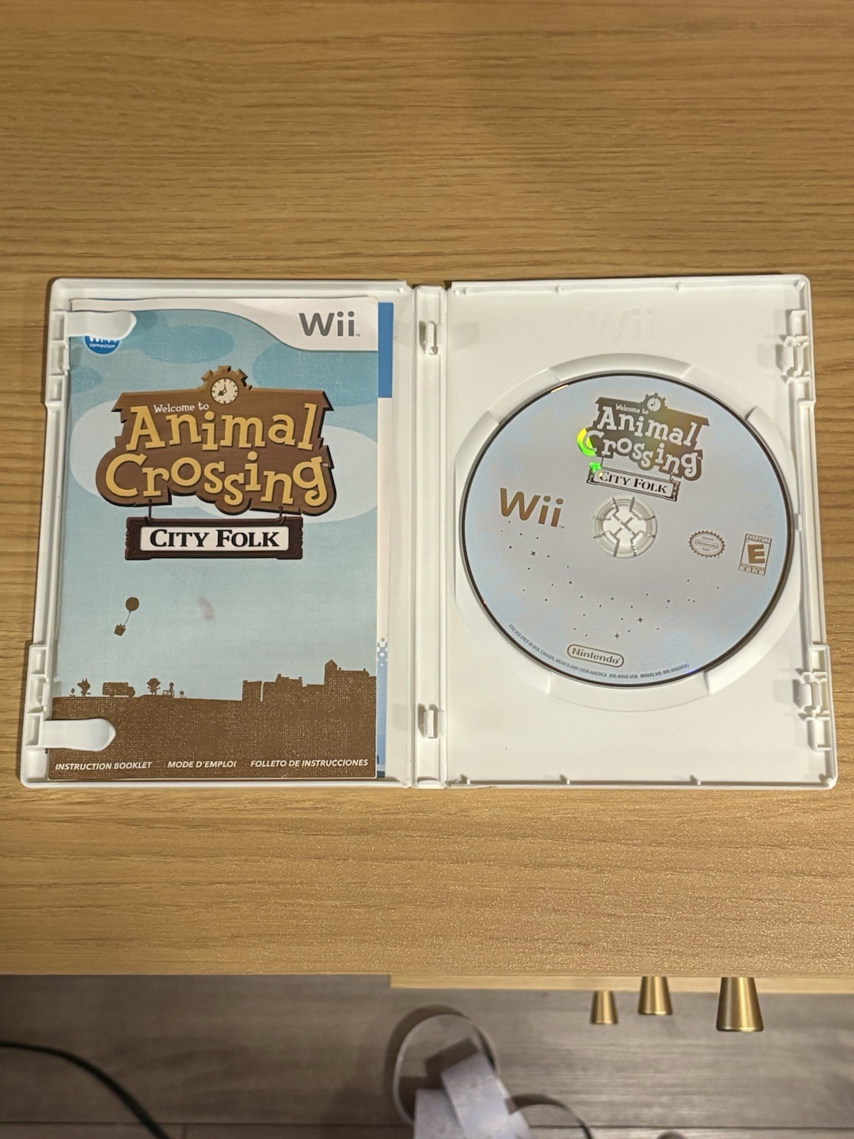 Animal Crossing: City Folk Nintendo Wii Complete with Manual CIB Tested