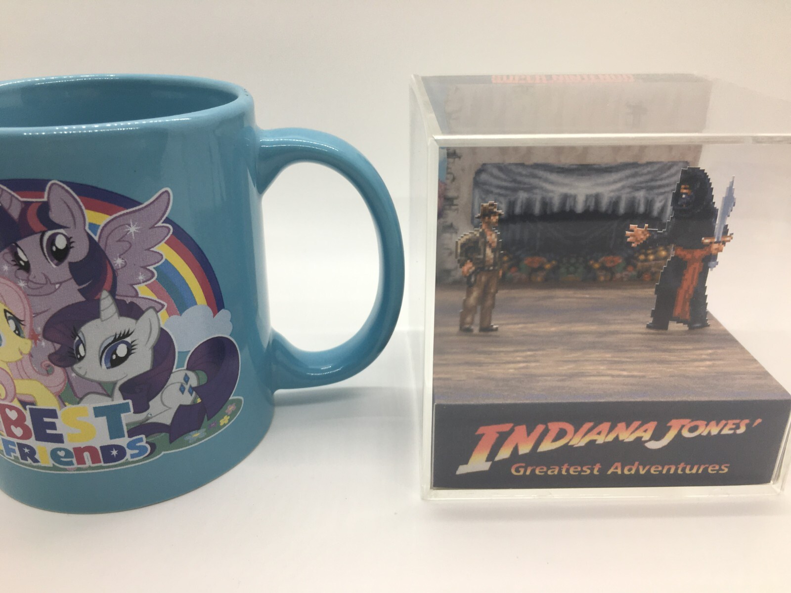 Indiana Jones and the Raiders of the Lost Ark SNES Shadow Box Diorama Cube
