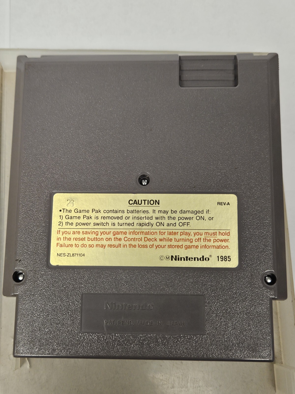 Ultima: Quest of the Avatar (Nintendo Entertainment System 1990) Cartridge& Case