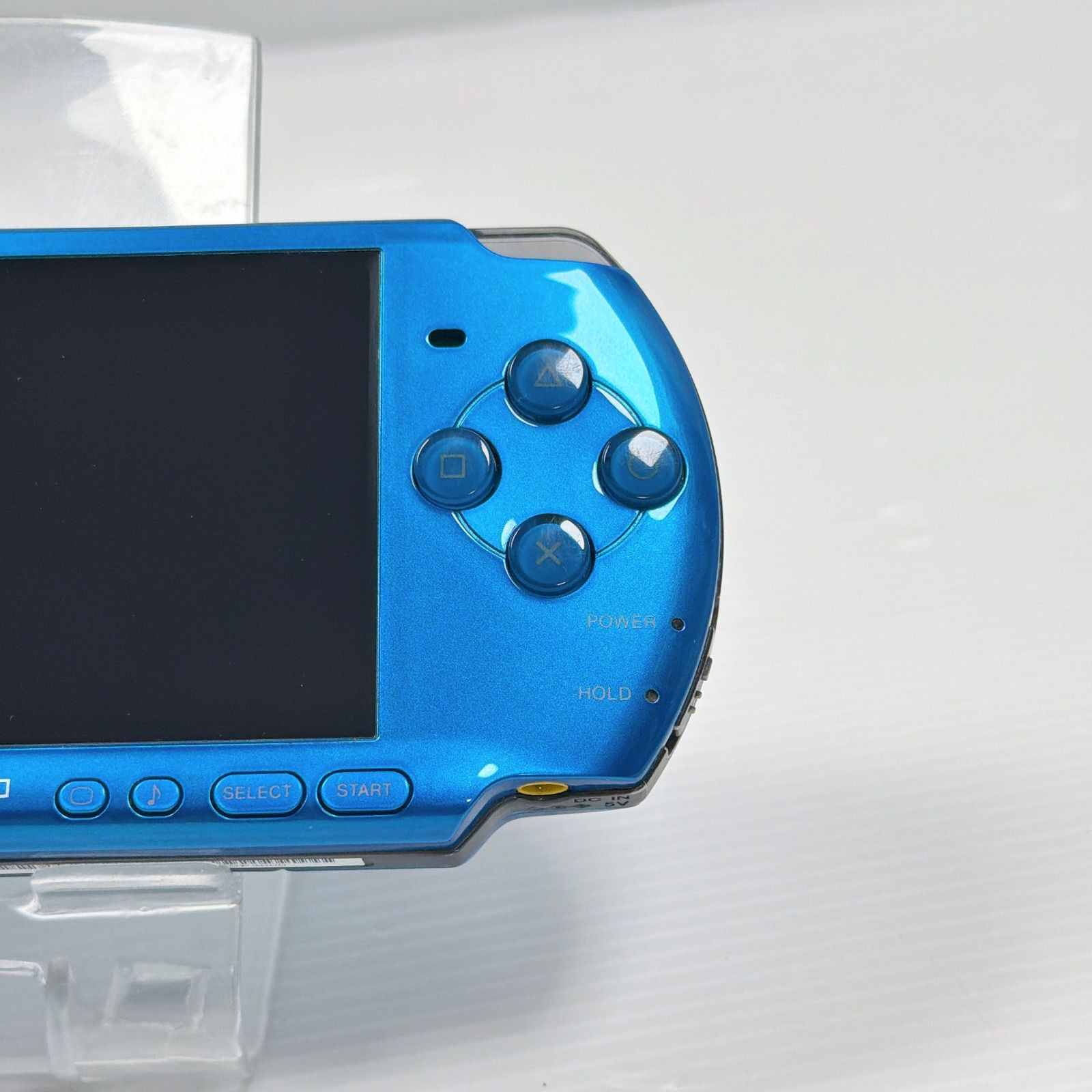 Sony PSP 3000 Vibrant Blue Handheld Console Charging USB Cable Tested Japan