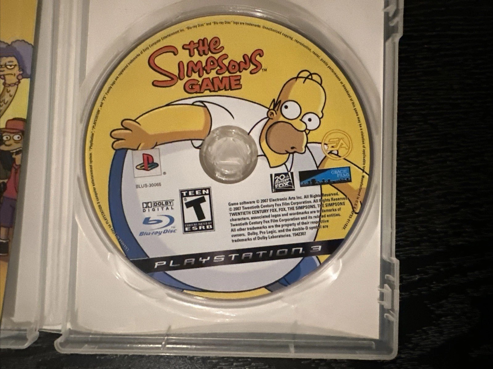 The Simpsons Game (PlayStation 3 PS3, 2007) – Complete w/ Manual – TESTED