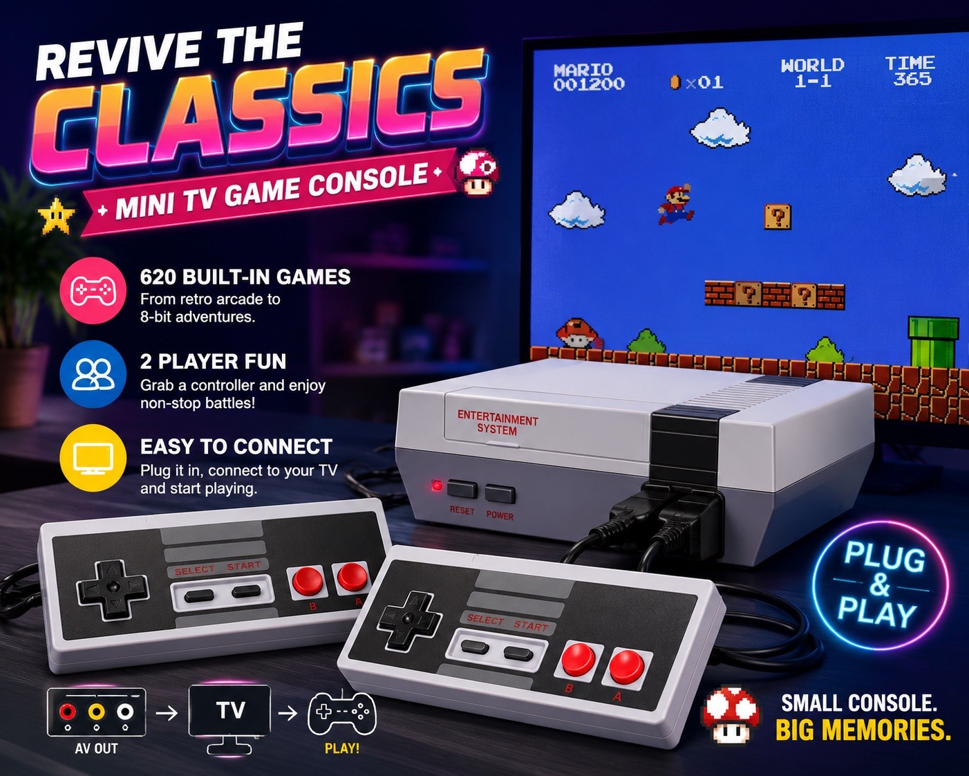 Mini Game Anniversary Edition 620 Classic Games BRAND NEW