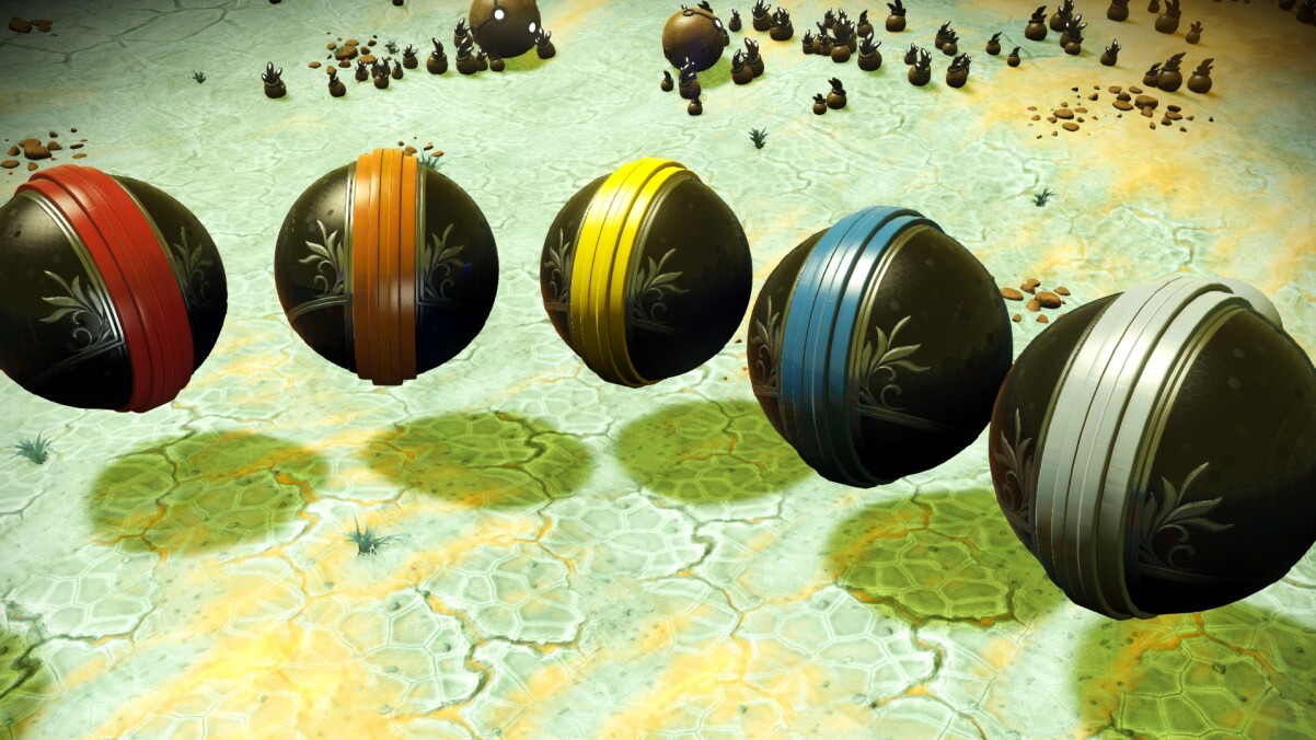 No Mans Sky Orb Ship w/ S-Class Upgrades and Storage 