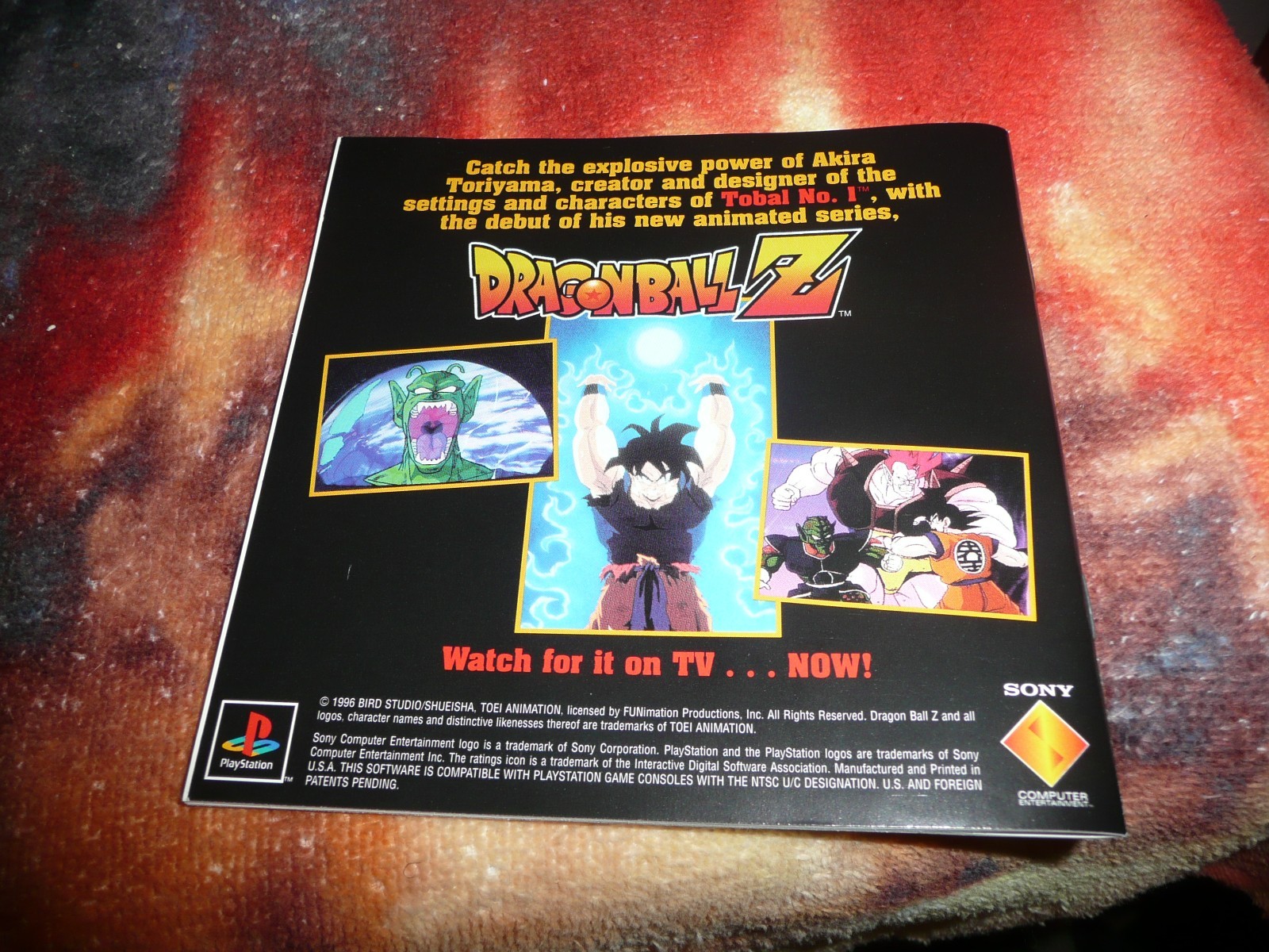 Tobal No. 1 Sony PlayStation 1 PS1 CIB With Final Fantasy 7 Sampler CD