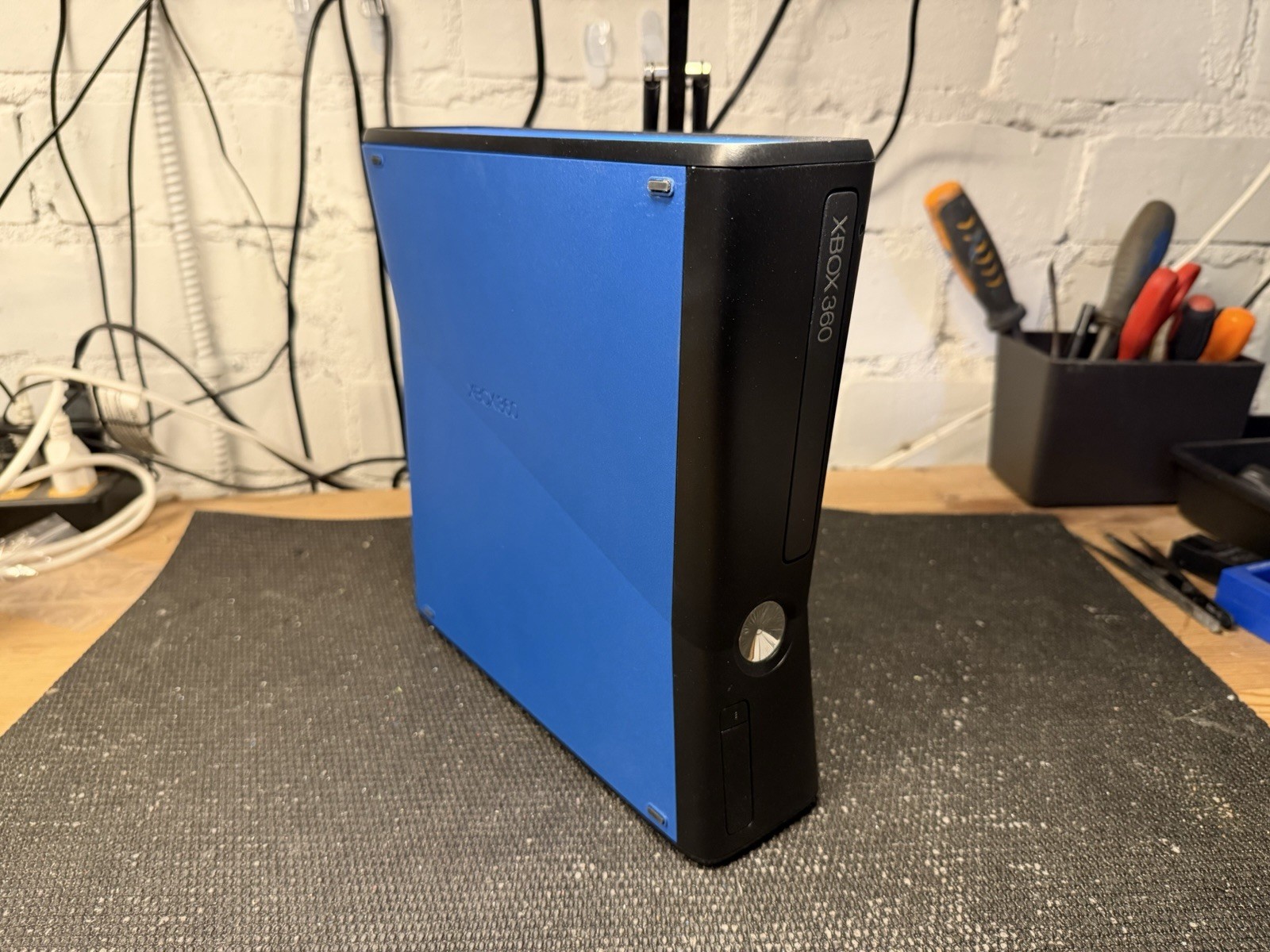 Custom Xbox 360 Slim + Power Supply – Fully Tested w/ Warranty