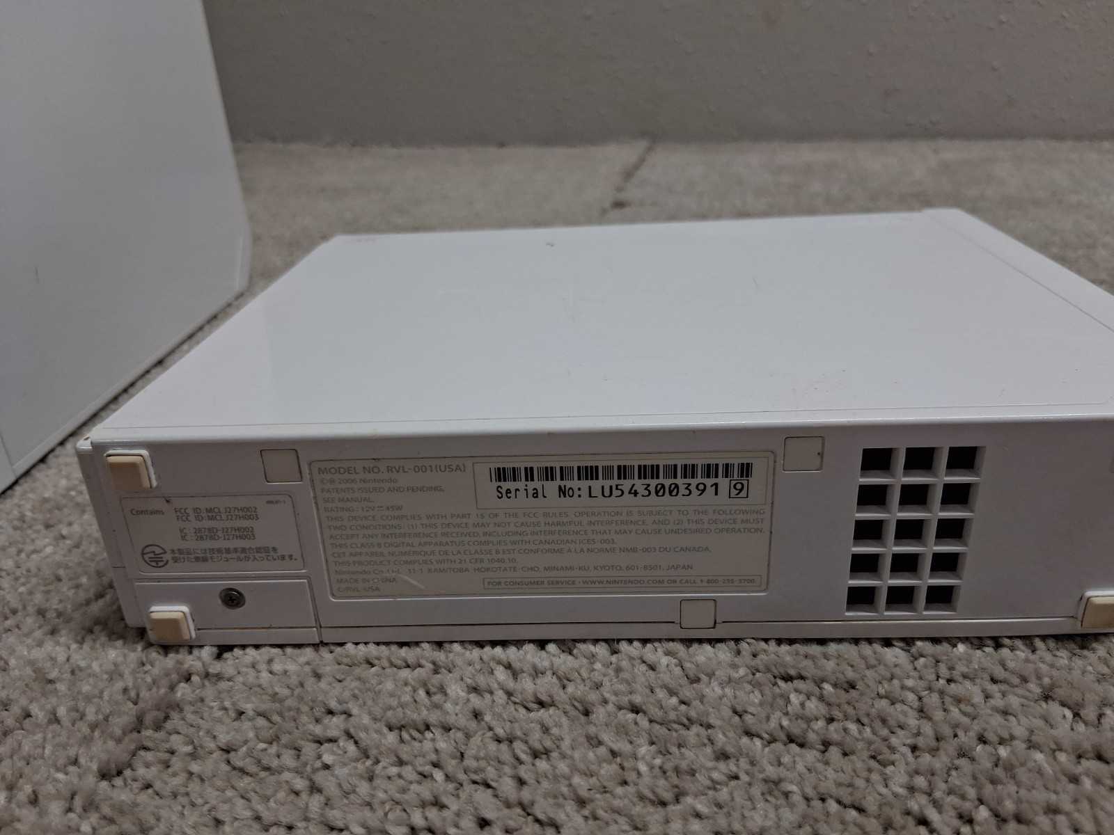 3 Nintendo Wii Console All Power On Not Tested No Cords Or Controllers RVL-001