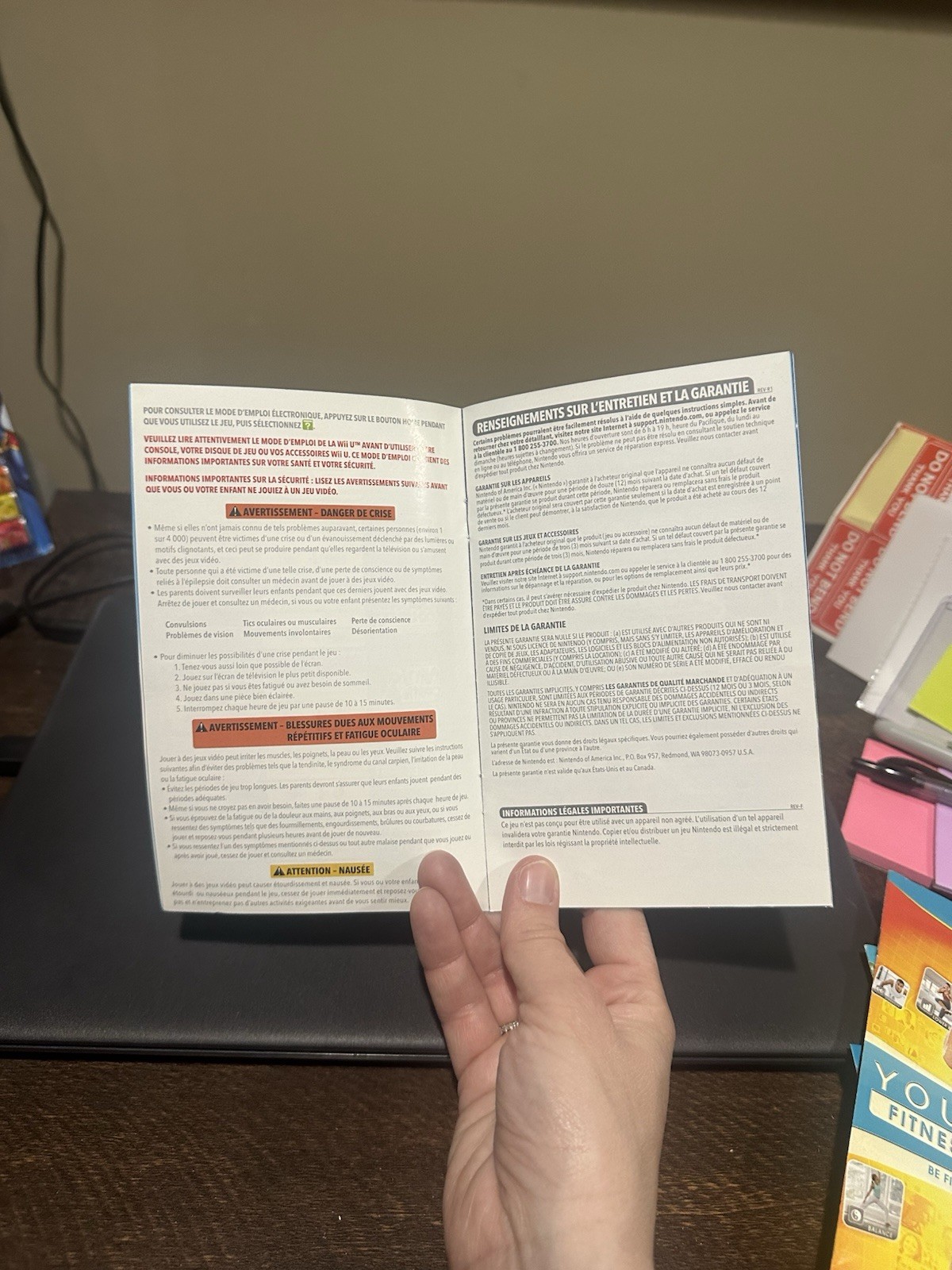 Nintendo WiiU Wii U Manual Only Nintendoland
